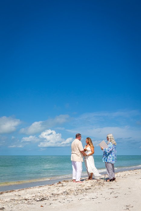 ceremony on beach